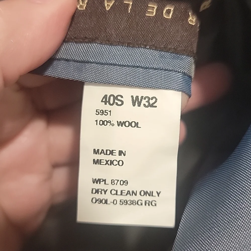 Oscar De La Renta Sport Coat Sz. 40S W32